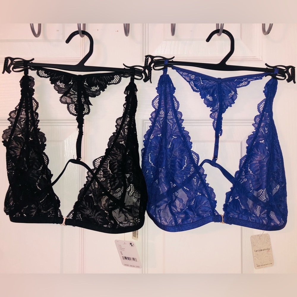 2 Free People bralettes (S)